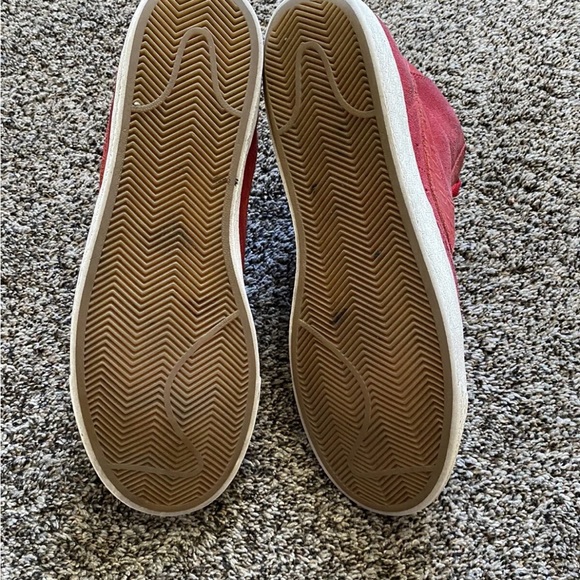 Nike Blazer Mid Mens Premium Vintage Red Gym Shoes 638261-601 Size 10.5 - Picture 5 of 6